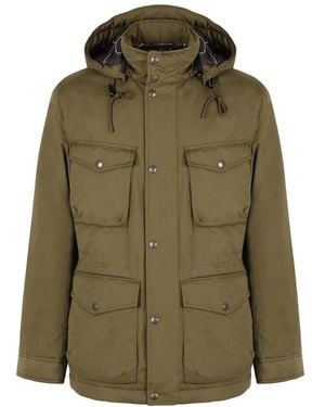 Woolrich Jassen ,Groen ,Katoen Field Hooded Parka