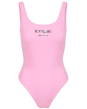Iceberg Badmode ,Roze ,Essential One-Piece Badpak