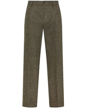 Cruna Straight Trousers - Verde
