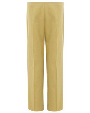 Lardini Broeken ,Geel ,Katoen Klassieke Broek