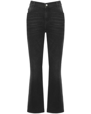 Marella Cropped Jeans - Zwart