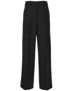 Jil Sander Wide Trousers - Black