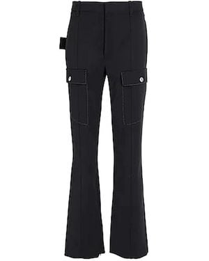 Bottega Veneta Wide Trousers - Negro