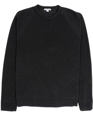 James Perse Truien & Vesten ,Zwart ,Katoen Vintage Cotton Raglan Pullover