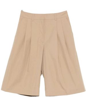 Yves Salomon Casual Shorts - Natural
