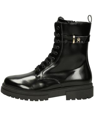 Tommy Hilfiger Lace-Up Boots - Noir