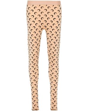 Marine Serre Leggings - Neutro