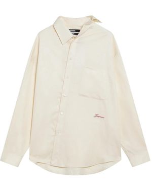 Jacquemus La Chemise Cuadro - Wit