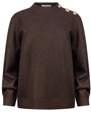 Nukus Molly Pullover Strass - Bruin