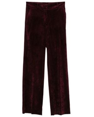 Antonelli Prunelli Cord-Hose - Lila