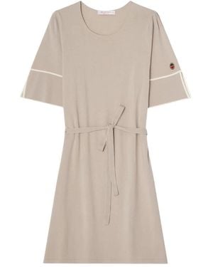 BUSNEL Midi Dresses - Neutro