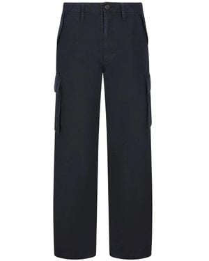 Burberry Straight Trousers - Blu