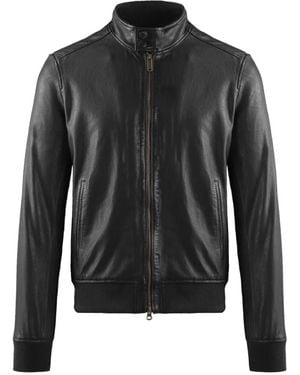 Bomboogie Leather Jackets - Black