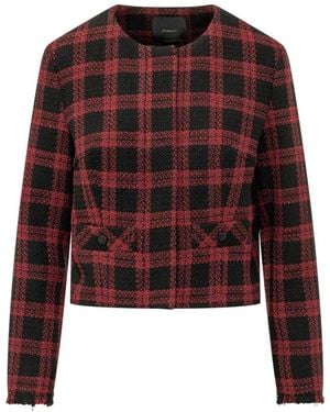 Pinko Tweed Jassen - Rood
