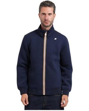 K-Way Finn Spacer Sweatshirt - Blauw