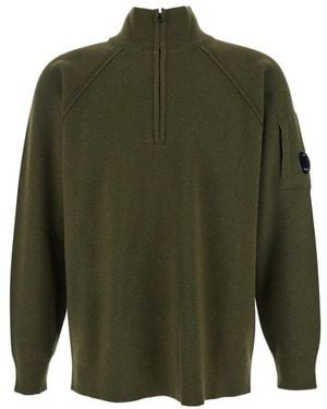 C.P. Company Rollkragenpullover - Grün