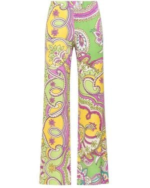 Maliparmi Wide Trousers - Yellow