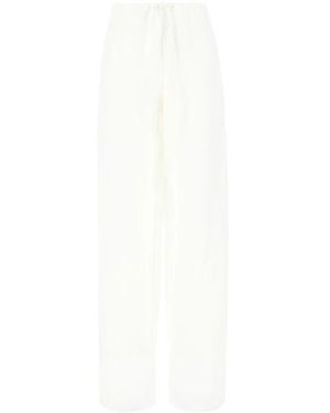 Ferragamo Wide Trousers - White