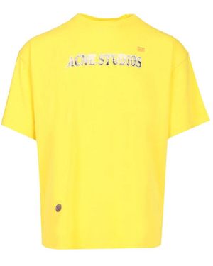 Acne Studios T-Shirts - Jaune