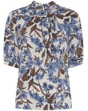 iN FRONT Blouses - Azul
