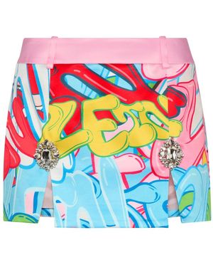 Philipp Plein Short Skirts - Azul