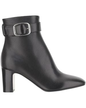 CAREL PARIS Schwarze Leder-Stiefeletten