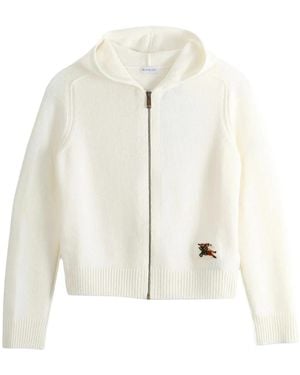 Burberry Truien & Vesten ,Wit ,Wol Cardigan