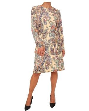 ワンピース Etro Abito Corto In Misto Cotone Etro Abito corto in misto cotone Bianco | WRHA000299TGE01S8461