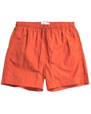 Norse Projects Blutorange Nylon Schwimmer - Rot