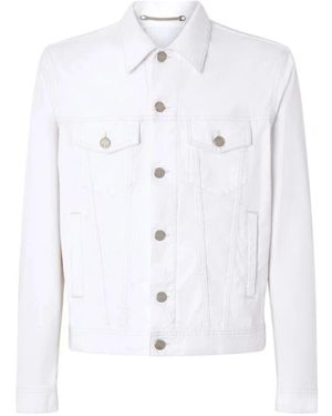 Jacob Cohen Truckerjacke Im L1-Stil - Weiß