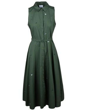 Marella Ensign Chemisiere Overhemdjurk - Groen