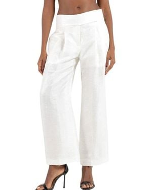 BOSS Wide Trousers - Bianco