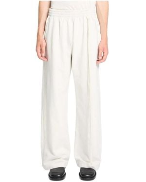 Ann Demeulemeester Wide Trousers - White