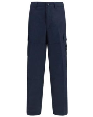 Stone Island Broeken ,Blauw ,Katoen Cargo Broek