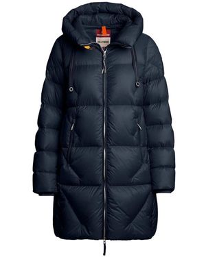Parajumpers Gewatteerde Jas Met Capuchon - Blauw