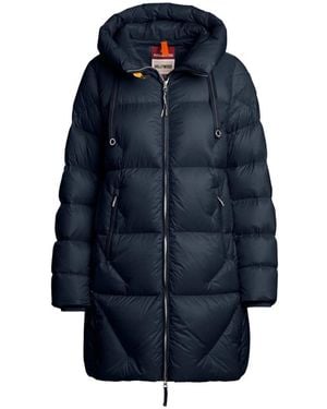 Parajumpers Gewatteerde Jas Met Capuchon - Blauw