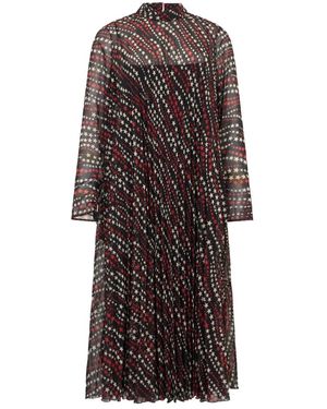 RED Valentino Jurk Met Sterrenprint En Plooien - Bruin