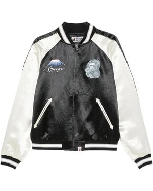 A Bathing Ape Bomber Jackets - Black