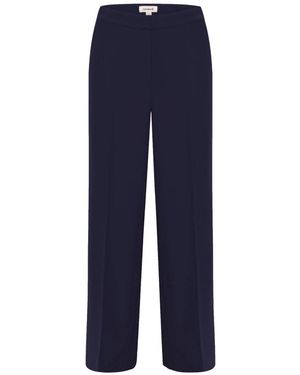 Soaked In Luxury Straight Trousers - Blu