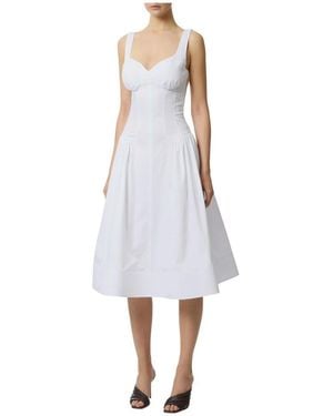 Elisabetta Franchi Midi Dresses - Blanc