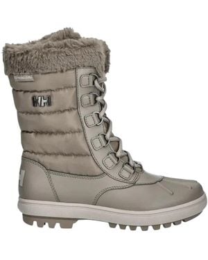 Helly Hansen Schoenen ,Grijs ,Leer Winterlaarzen