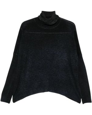 Avant Toi Ultralight Cashmere Turtle-Neck Sweater - Zwart