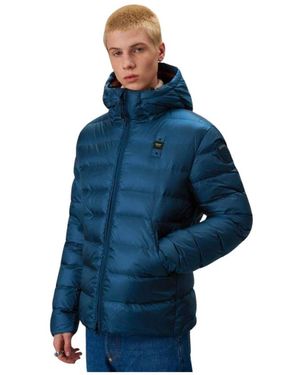 Blauer Winter Jackets - Blue