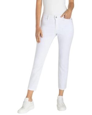 M·a·c Cropped Trousers - White