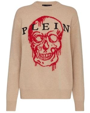 Philipp Plein Round-Neck Knitwear - Rose