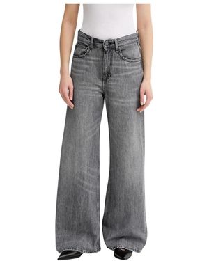 Won Hundred Wide Jeans - Grigio