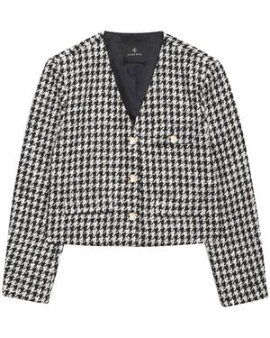 Anine Bing Tweed Jackets - Black