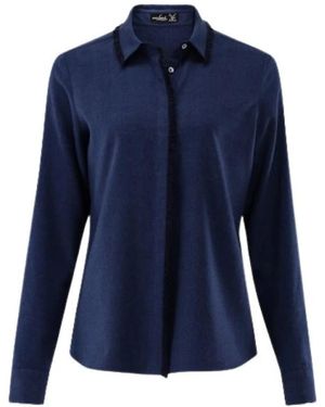 Van Laack Leni Blouse - Blauw
