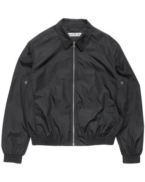 Acne Studios Lichtgewicht Nylon Jack - Zwart