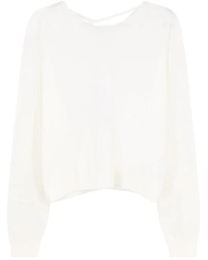 Aspesi Round-Neck Knitwear - Bianco